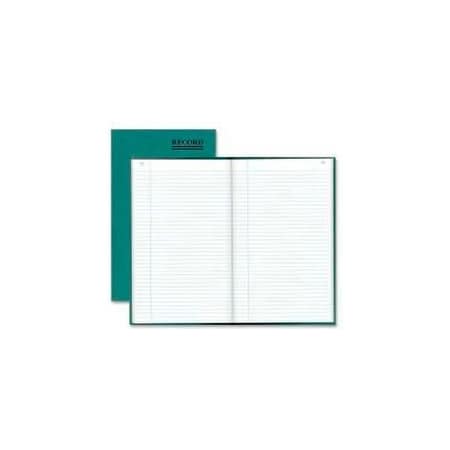 Rediform Rediform  Record Book, Record Ruled, 7-1/4" x 12-1/4", Emerald Cover, 150 Pages/Pad 56111